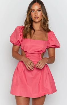 pink dress