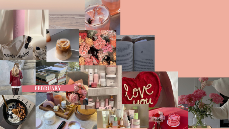 February Mood Board background