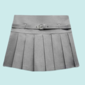 zara pleated